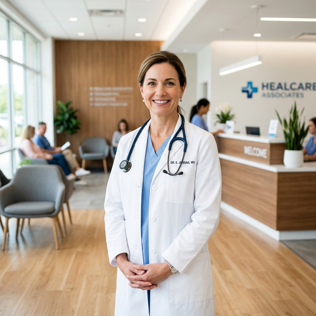 Smiling Doctor at ASvybe Health Clinic